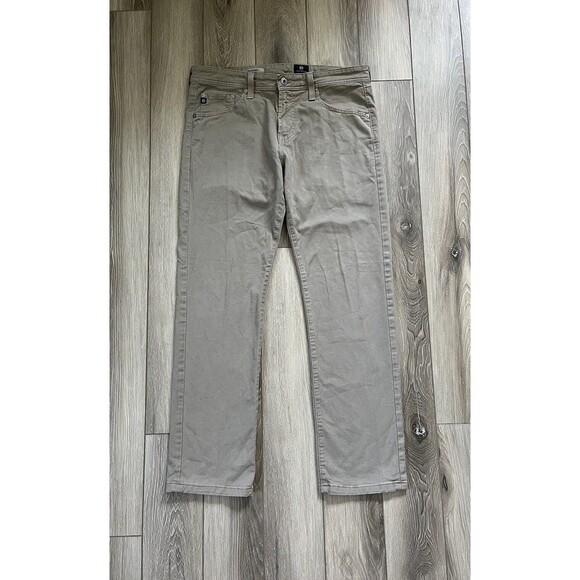 ADRIANO GOLDSCHMIED THE MATCHBOX SLIM STRAIGHT PANTS COLOR GRAY SIZE 33x29 - Picture 1 of 10